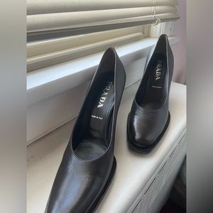 Y2K Prada Leather Heels 39
